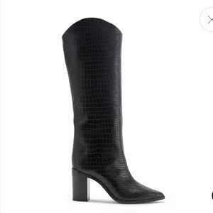 Schulz Analeah Boot Black Croc